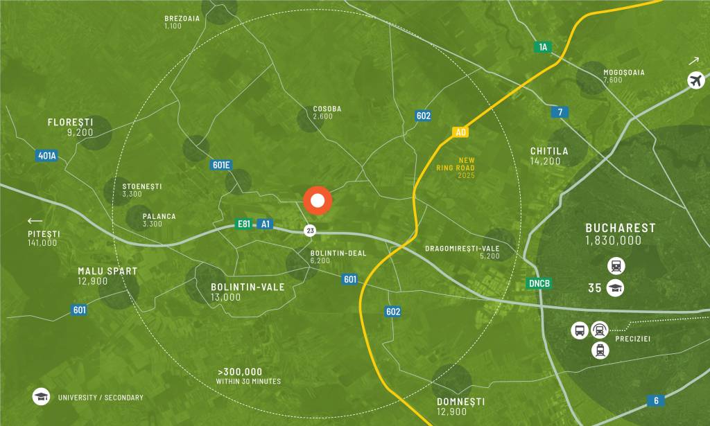 Regionální mapa