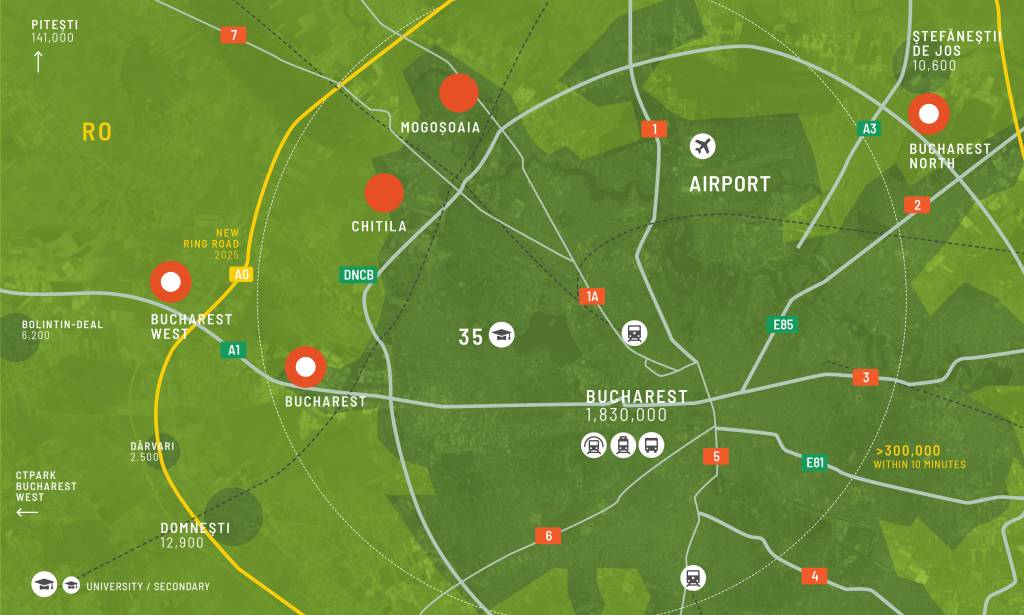Regionální mapa