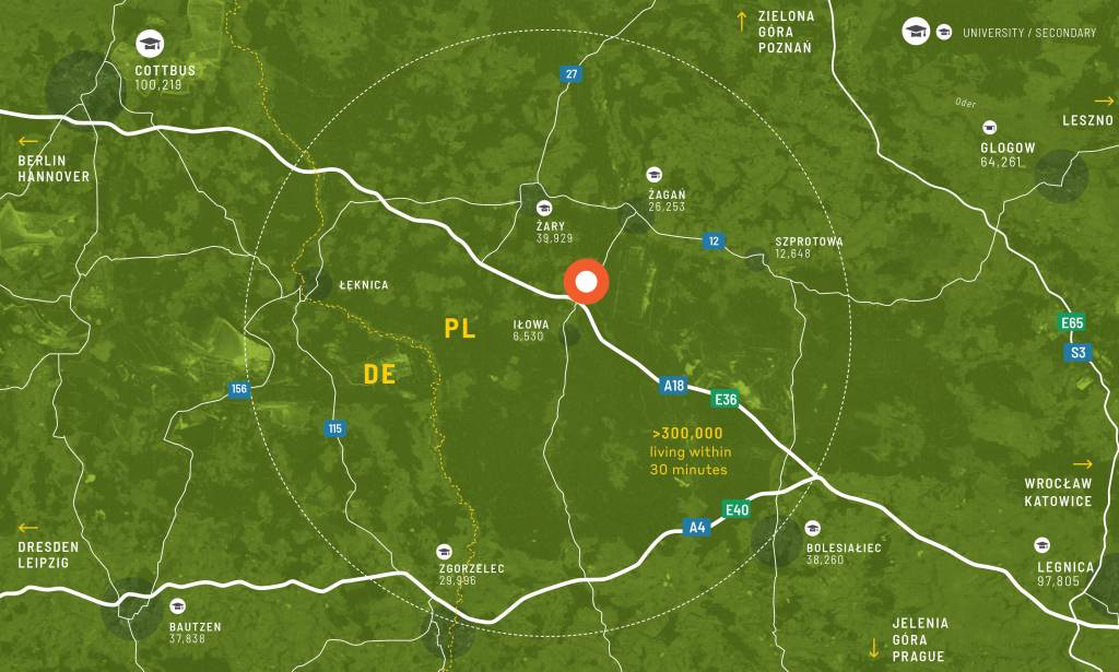 Regionale Karte