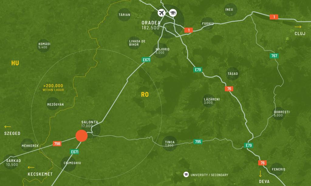 Regionální mapa