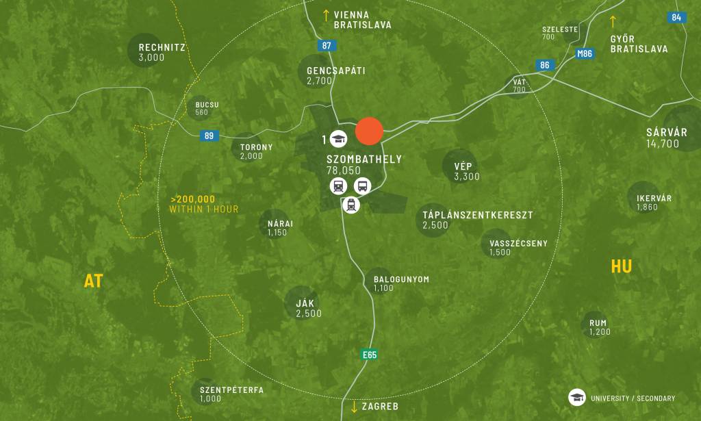 Regionale Karte