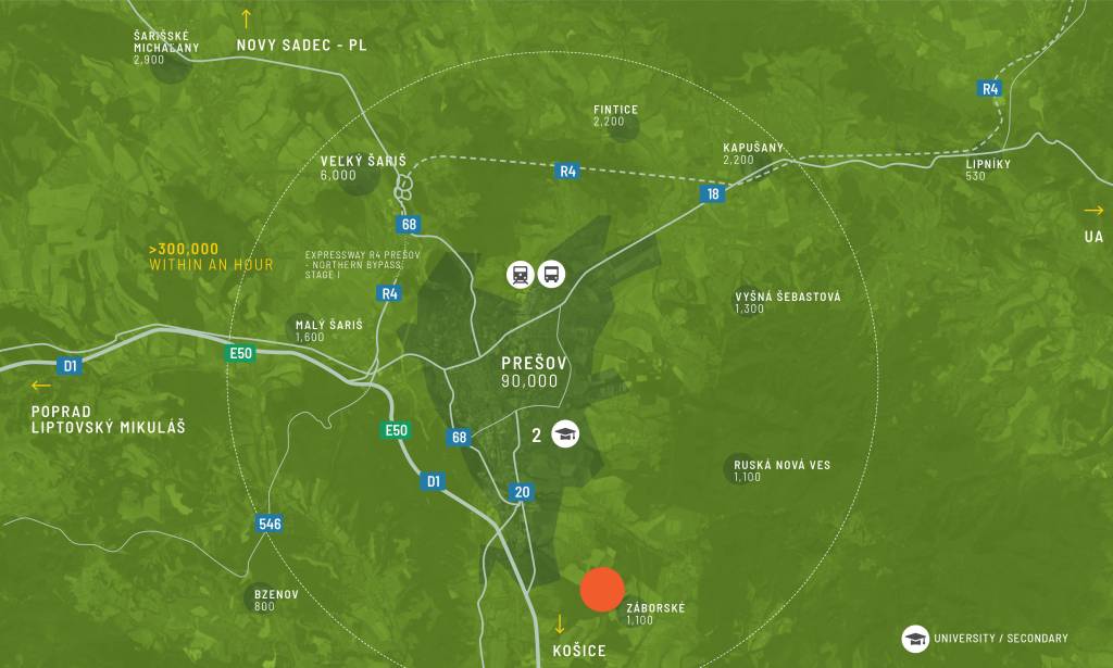 Regionálna mapa