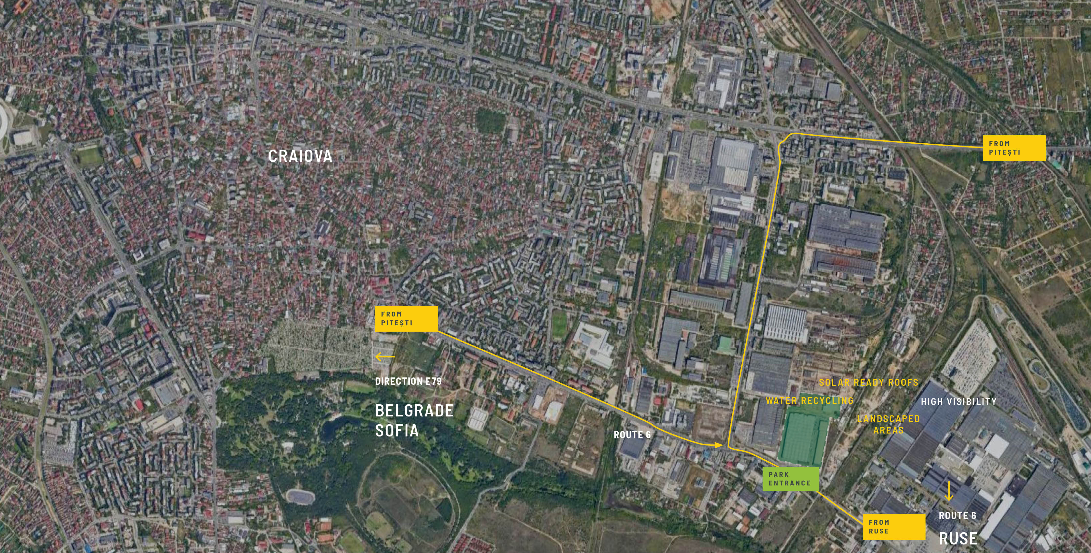 Přiblížení regionální mapy