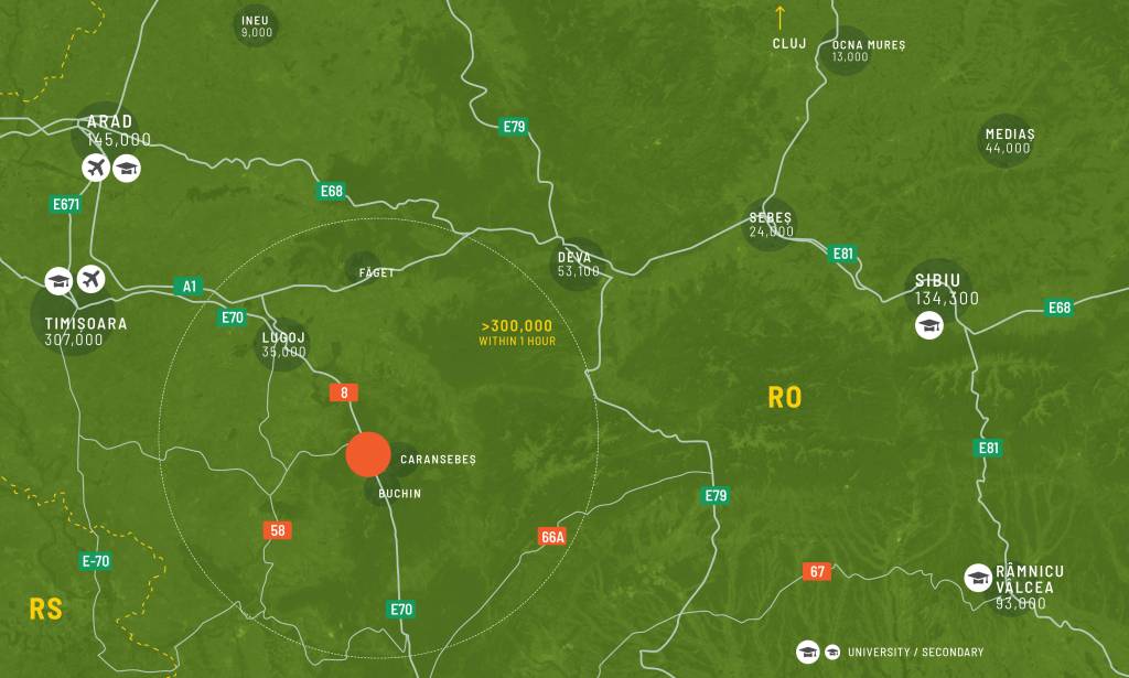 Regionální mapa