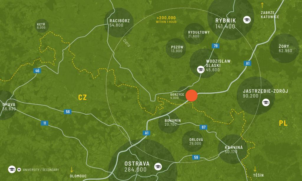 Regionální mapa