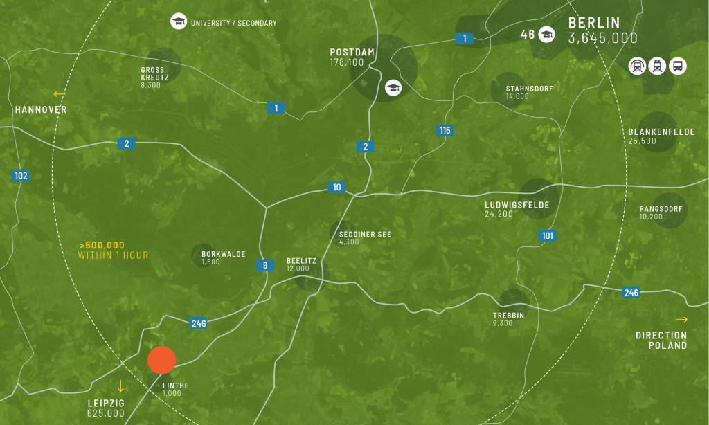 Regionale Karte