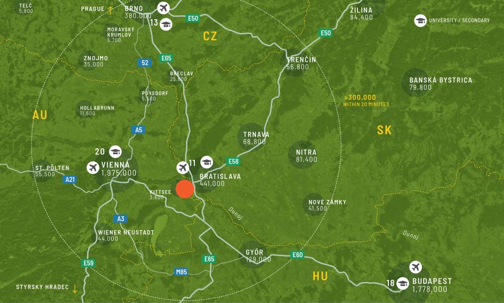 Regionální mapa