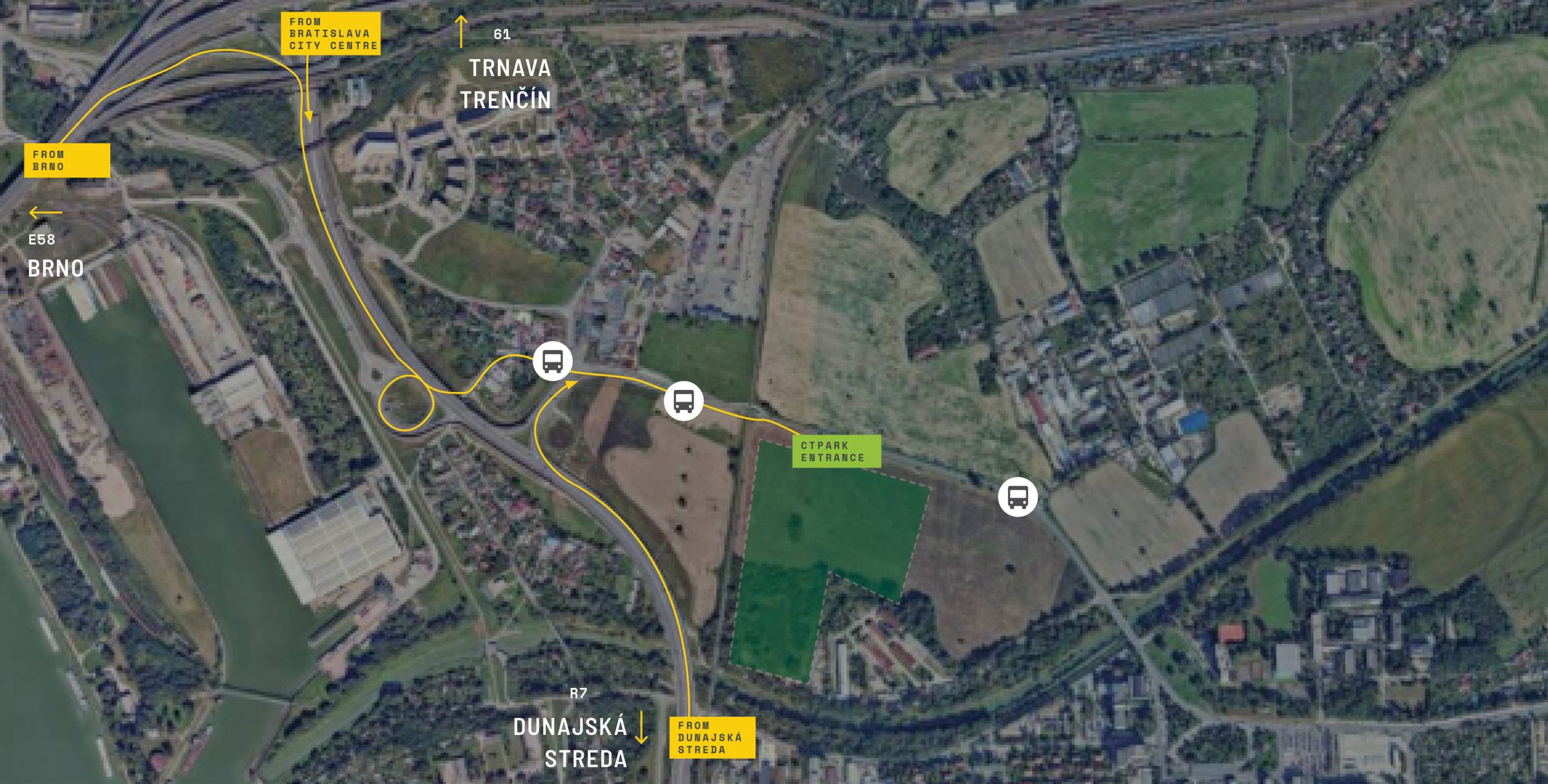 Regionale Karte Zoom